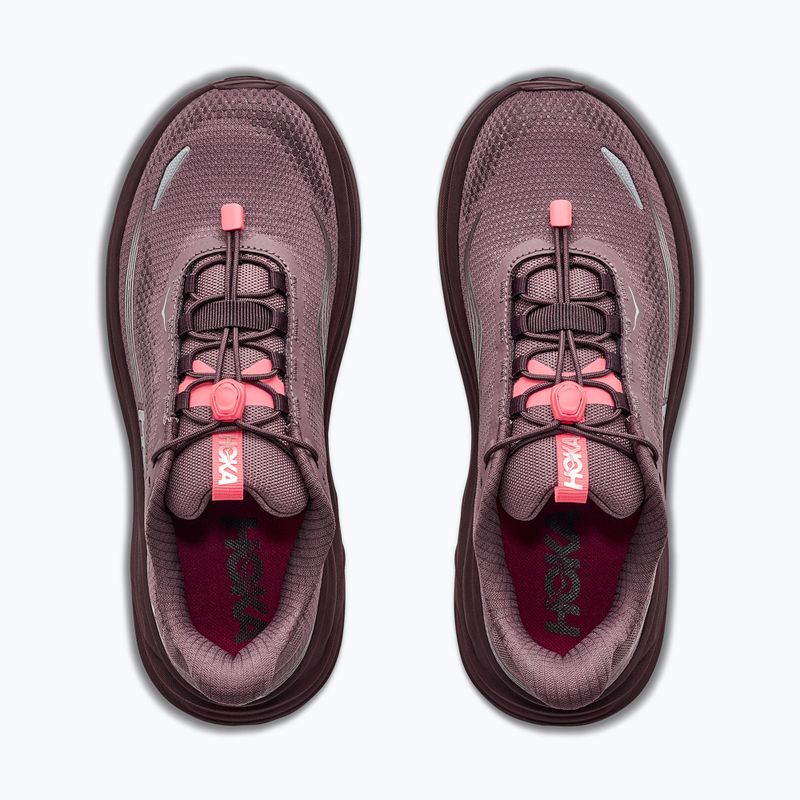 Dámske bežecké topánky HOKA Clifton 11 GTX Wide smoky quartz/deep mauve 8