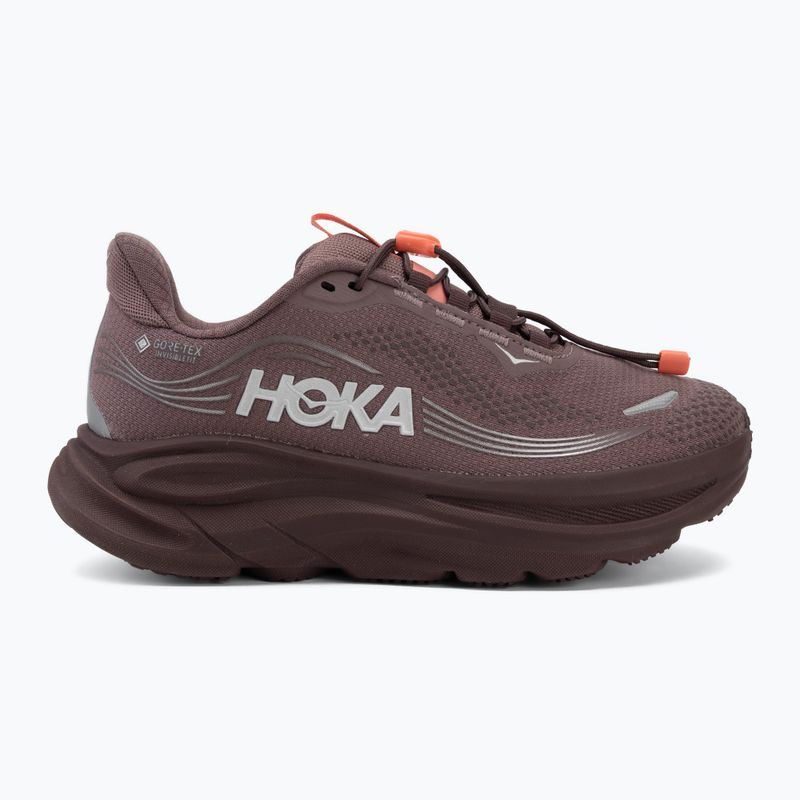 Dámske bežecké topánky HOKA Clifton 11 GTX Wide smoky quartz/deep mauve 2