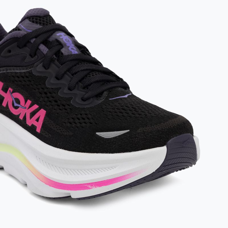 Dámske bežecké topánky HOKA Bondi 9 black/neon dragonfruit 7