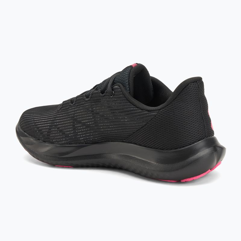 Dámske bežecké topánky Under Armour Charged Speed Swift black/black/super pink 3