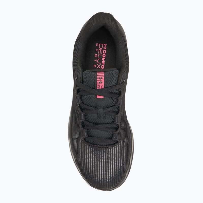 Dámske bežecké topánky Under Armour Charged Speed Swift black/black/super pink 5