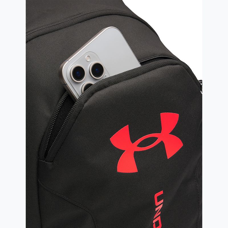 Batoh Under Armour Hustle Lite 26.5 l čierny/červený pretekár 3