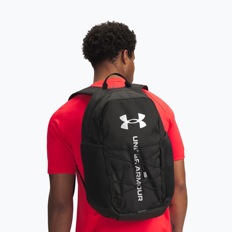 Under Armour Hustle Sport 6.0 26 l plecak czarny/czarny/metaliczny srebrny 12