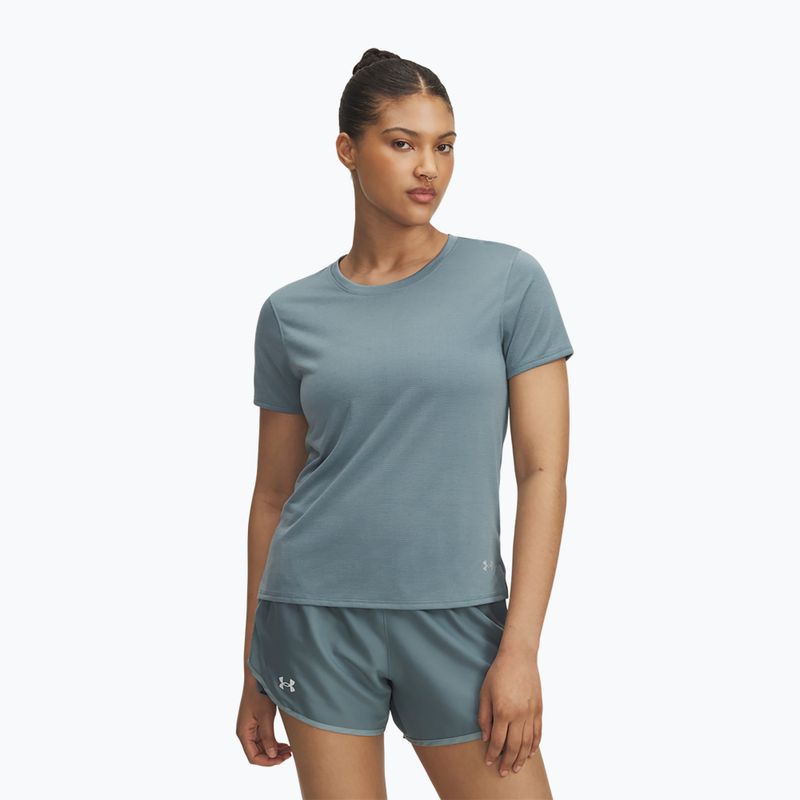 Dámske bežecké tričko Under Armour Launch jasper blue/reflective