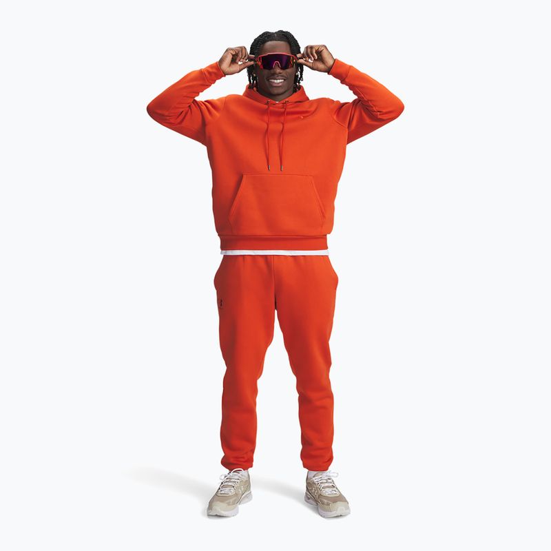 Pánska mikina Under Armour Essential Fleece Hoodie surplus orange/surplus orange 2