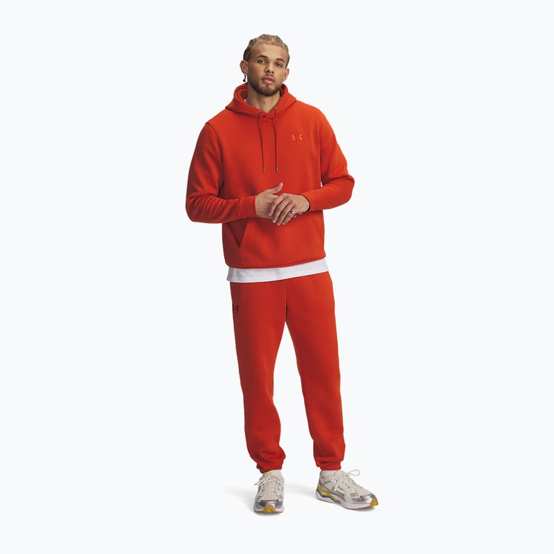 Pánske tréningové nohavice Under Armour Essential Fleece Joggers surplus orange/surplus orange 2