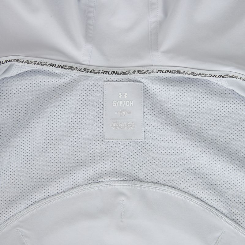 Dámská běžecká bunda Under Armour Outrun The Storm halo gray/squad orange 7