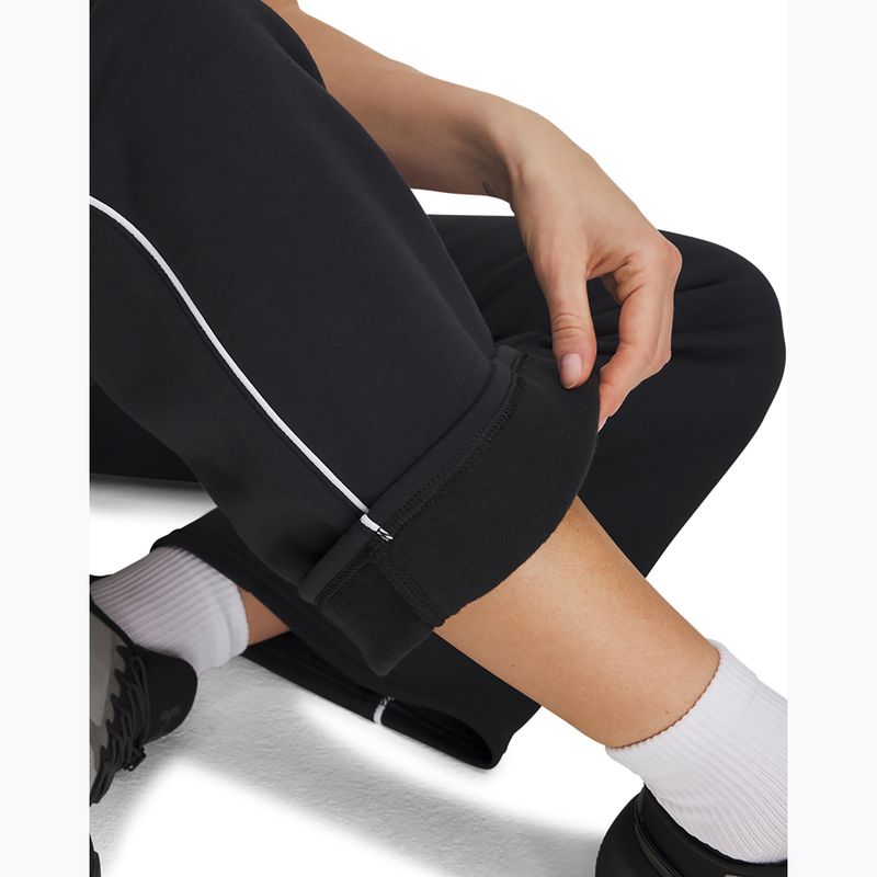 Dámske nohavice Under Armour Rival Fleece Piped black/white 4