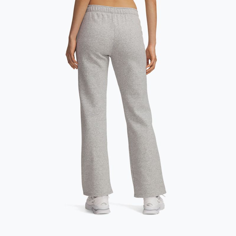 Dámske nohavice Under Armour Rival Fleece Piped blue gray light heather white 3