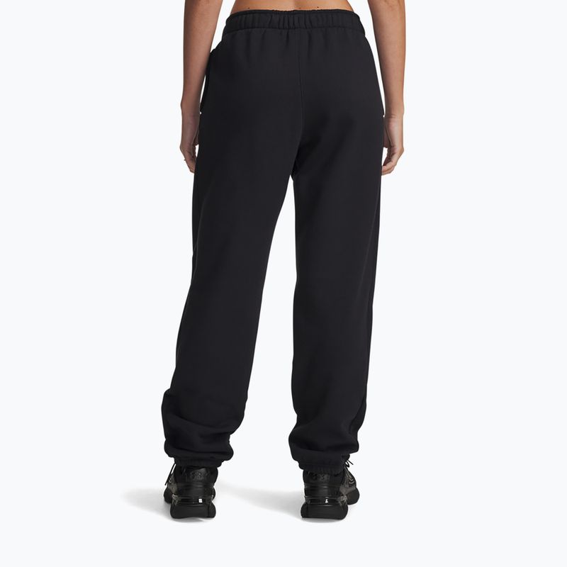 Dámske tréningové nohavice Under Armour Icon Vida Fleece Jogger black/black 3