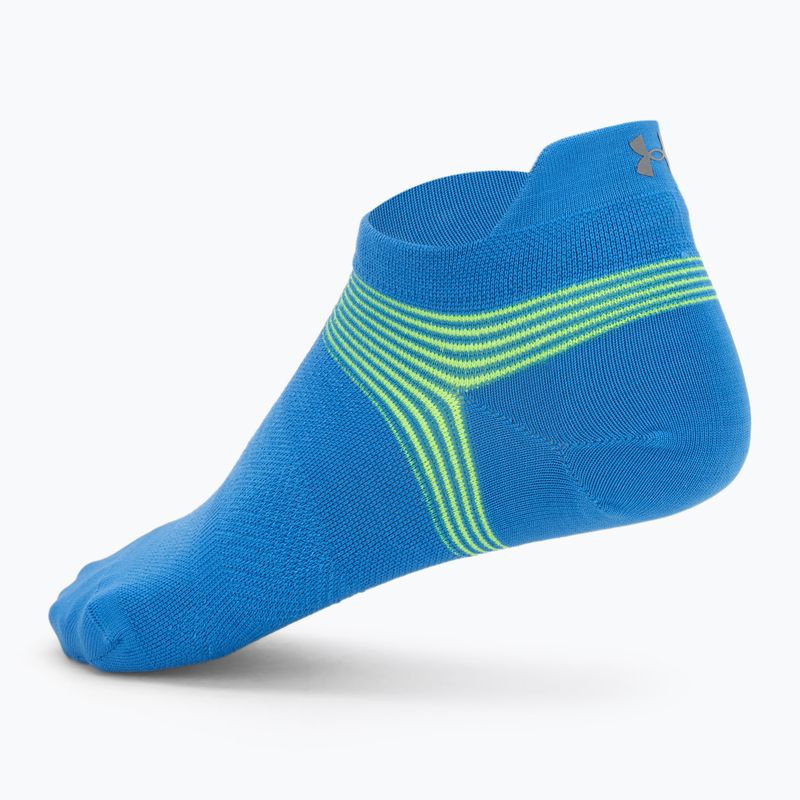 Pánske ponožky Under Armour Dry Run Lite No Show 3 páry modrá atlantická/čierna/reflexná 5