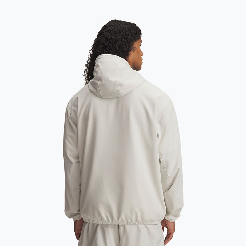 Pánska mikina Under Armour Unstoppable Woven Hoodie summit white/white 3