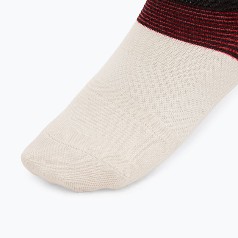 Men's socks Under Armour Dry Run Lite No Show 3 pairs stone/racer red/reflective 6