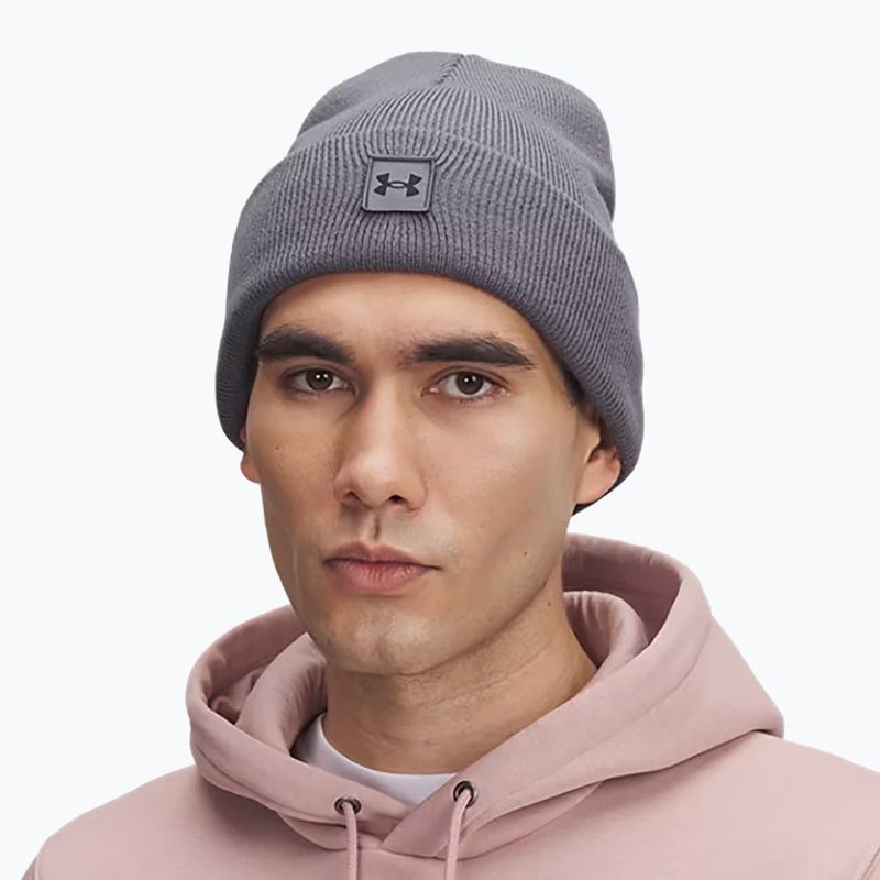 Zimná čiapka Under Armour Halftime Cuff castlerock/black 4