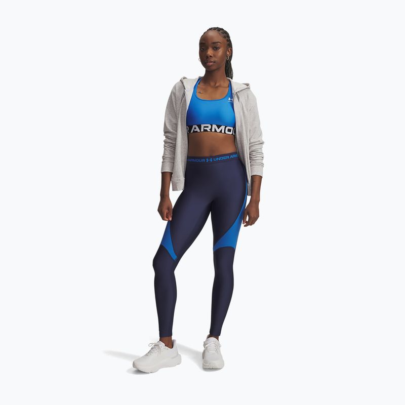 Dámske legíny Under Armour HeatGear Rib washed navy/blue atlantis/blue atlantis 2