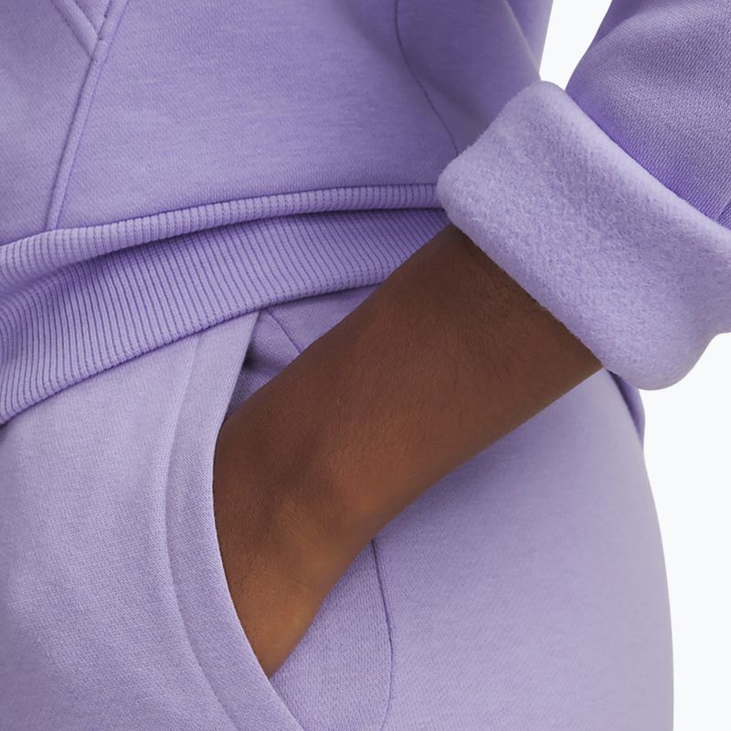 Damska bluza Under Armour Rival Fleece Hoodie transparentna/biała 3