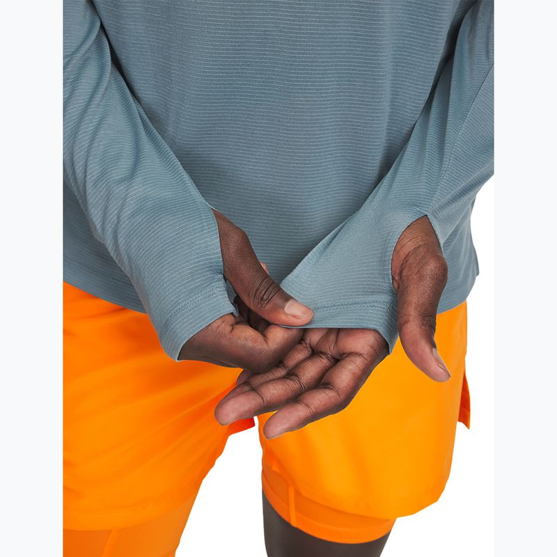 Pánska bežecká mikina Under Armour Launch 1/4 Zip jasper blue/reflective 3