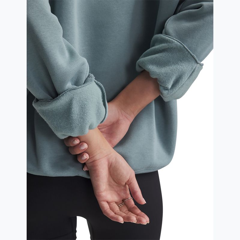 Dámska mikina Under Armour Rival Fleece Varsity Crew serpentine/white 3
