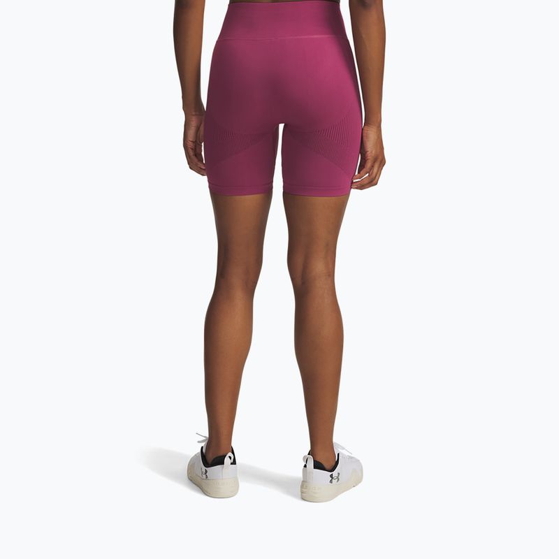Dámske šortky Under Armour Vanish Seamless fuchsia dusk/dark maroon/dark maroon 3