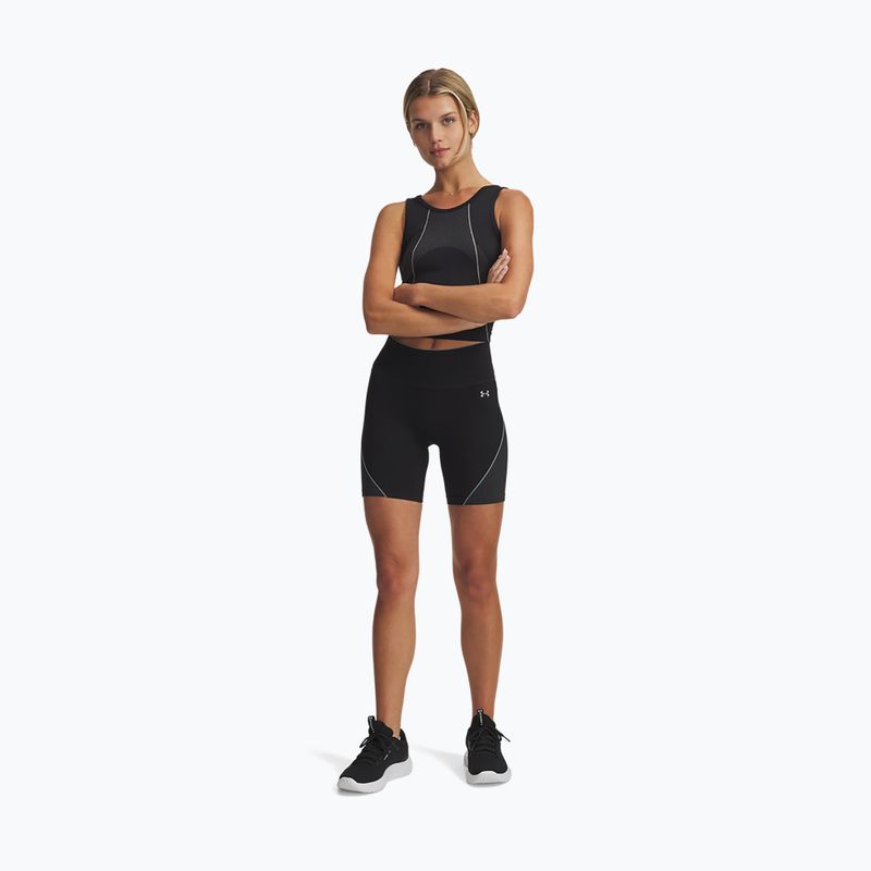 Dámske šortky Under Armour Vanish Seamless black/steel/steel 2