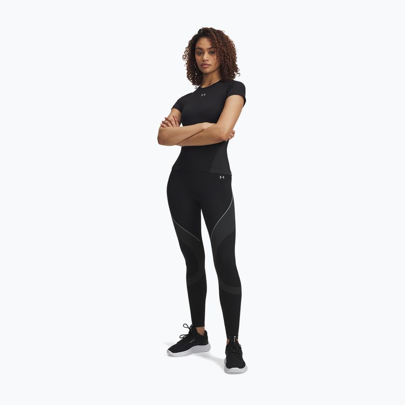 Dámske tréningové legíny Under Armour Vanish Seamless black/steel/steel 2