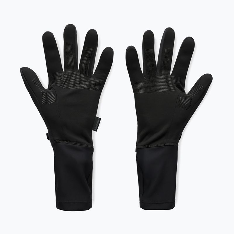 Pánske bežecké rukavice Under Armour Storm Fleece Run black/black/reflective 2