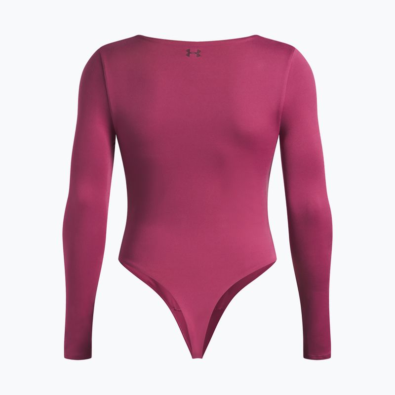 Dámske tréningové body Under Armour Motion fuchsia dusk/dark maroon 6