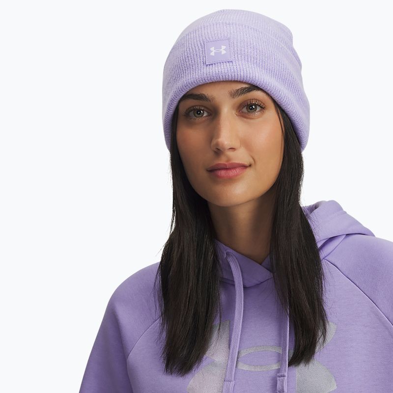 Dámska zimná čiapka Under Armour Halftime beanie transparent/transparent/white 3