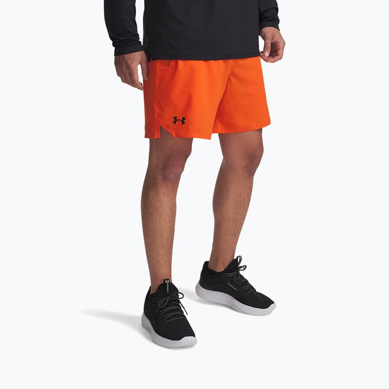 Pánske tréningové kraťasy Under Armour UA Vanish Woven 6in orange base/black