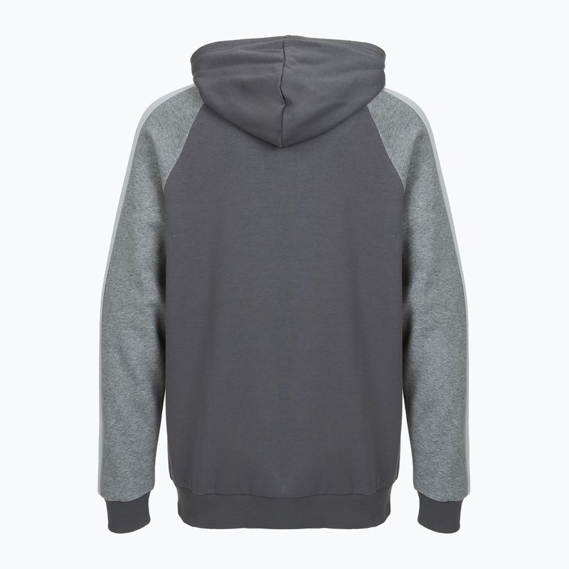 Pánska mikina Under Armour Rival Fleece Colorblock Hoodie castlerock/mod gray/white 4