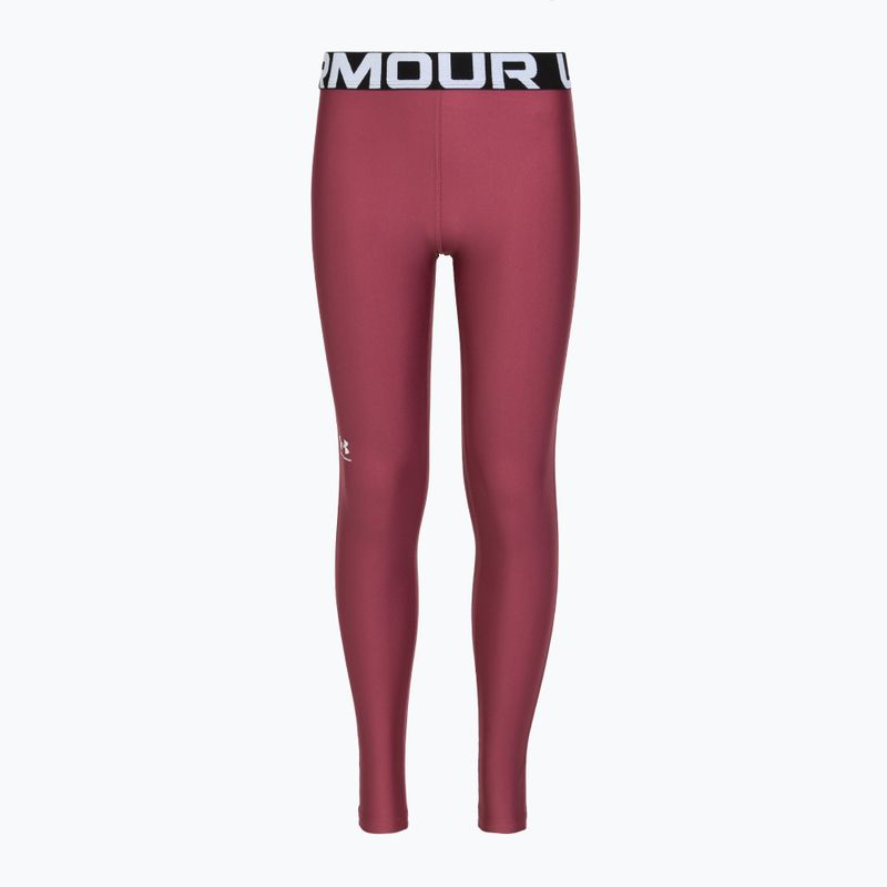 Detské tréningové legíny Under Armour HeatGear fuchsia dusk