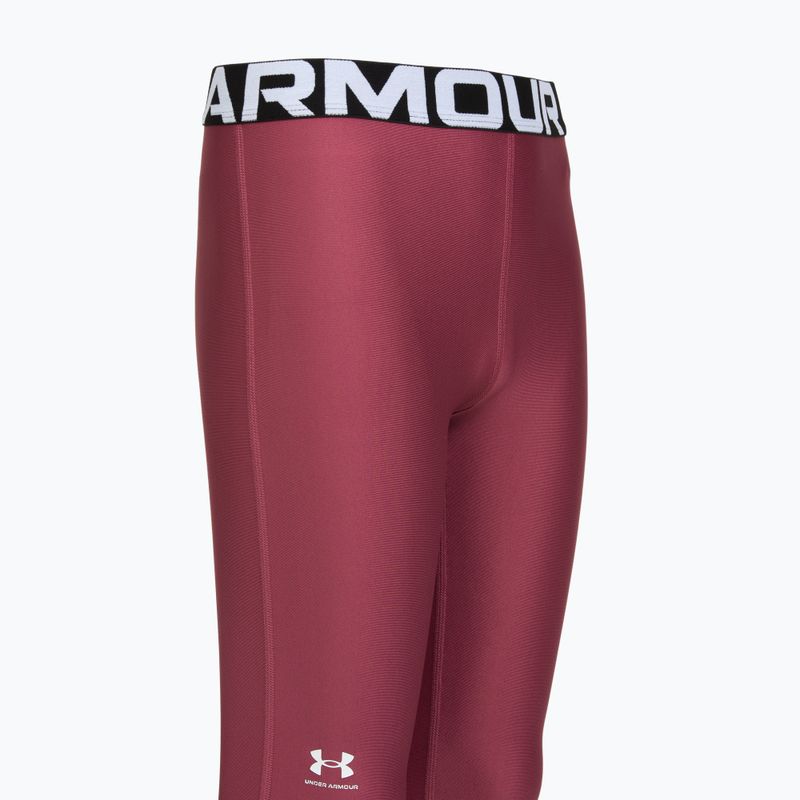 Detské tréningové legíny Under Armour HeatGear fuchsia dusk 3