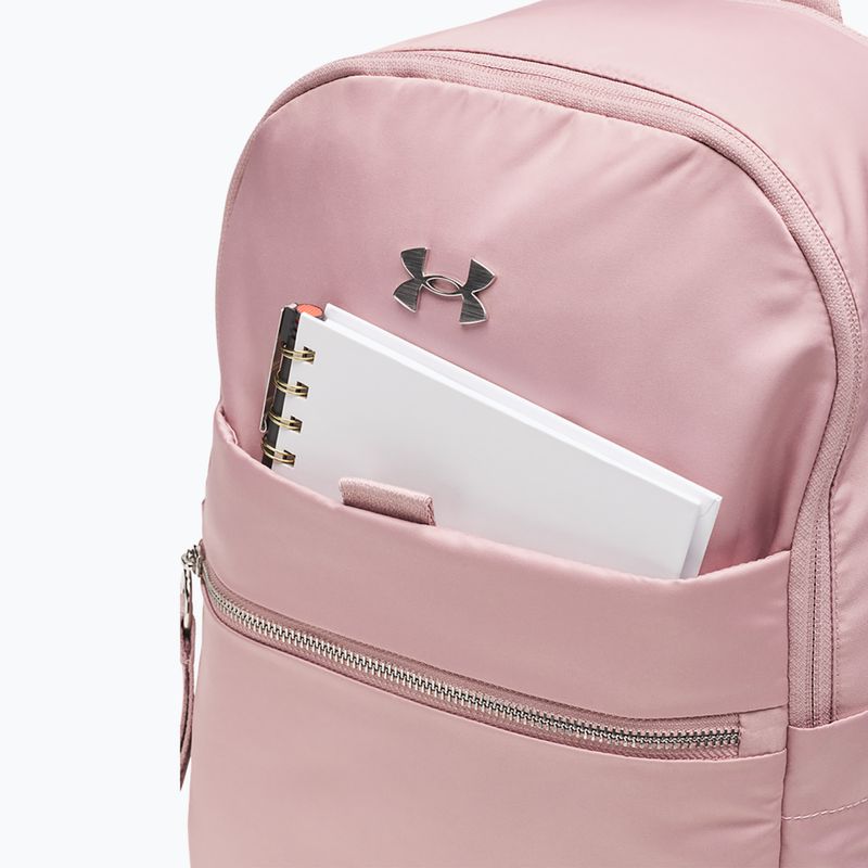 Dámsky batoh Under Armour Studio Campus BP tourmaline pink/metallic silver 3
