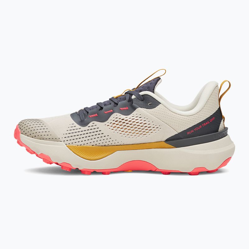 Pánske bežecké topánky Under Armour Infinite Pro Trail khaki base/anthracite/racer red 2