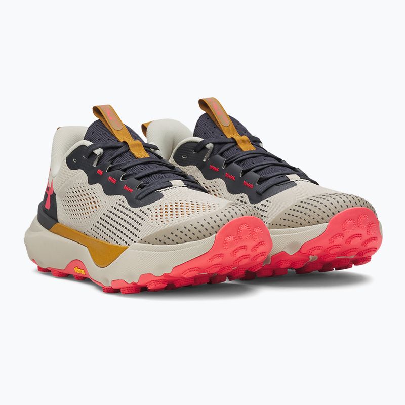 Pánske bežecké topánky Under Armour Infinite Pro Trail khaki base/anthracite/racer red 3
