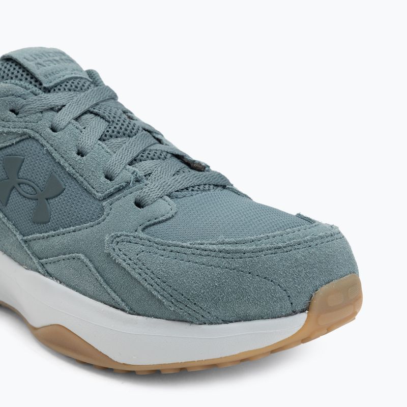 Pánske tréningové topánky Under Armour Edge Suede jasper blue/halo gray/jasper blue 7