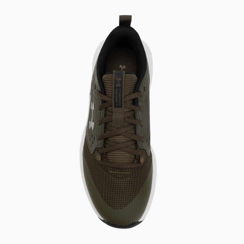 Pánske tréningové topánky Under Armour Commit 4 expedition green/halo gray/steel 5