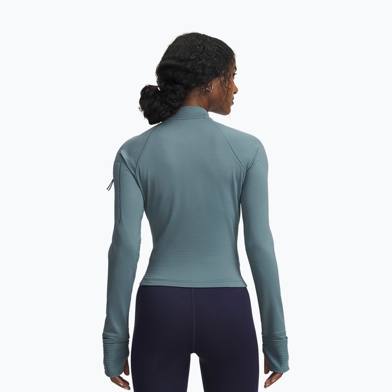 Dámska bežecká mikina Under Armour Pro Half Zip jasper blue/reflective 2