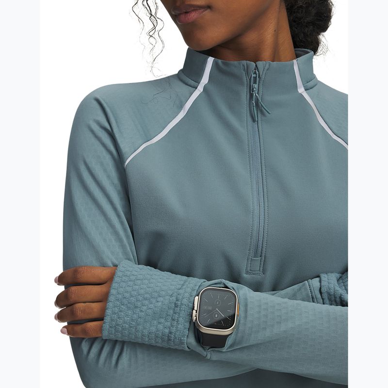 Dámska bežecká mikina Under Armour Pro Half Zip jasper blue/reflective 3