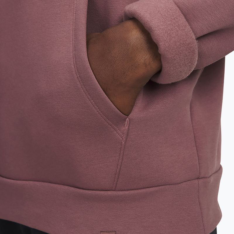 Pánska mikina Under Armour Project Rock Icon Hoody maroon mist/black 3