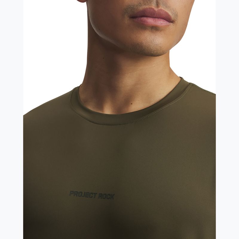 Pánske tréningové tričko longsleeve Under Armour Project Rock Iso Chill expedition green/baroque green 3