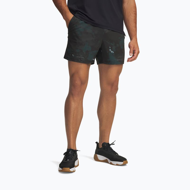 Pánske tréningové šortky Under Armour Project Rock Ultimate black/castlerock
