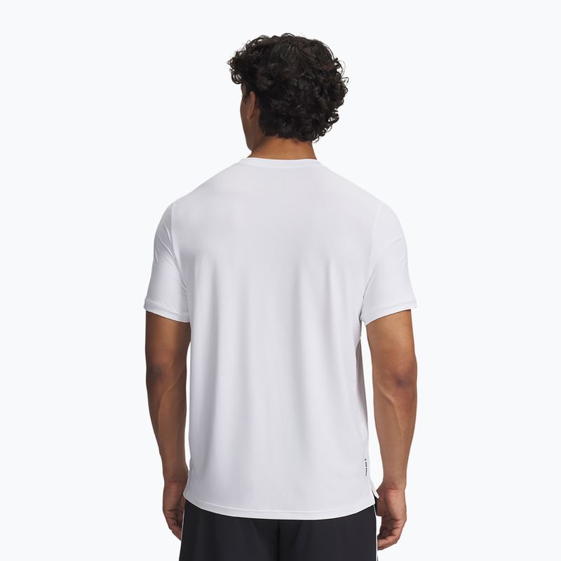 Pánske tréningové tričko Under Armour Project Rck Iso Chill SS white 2