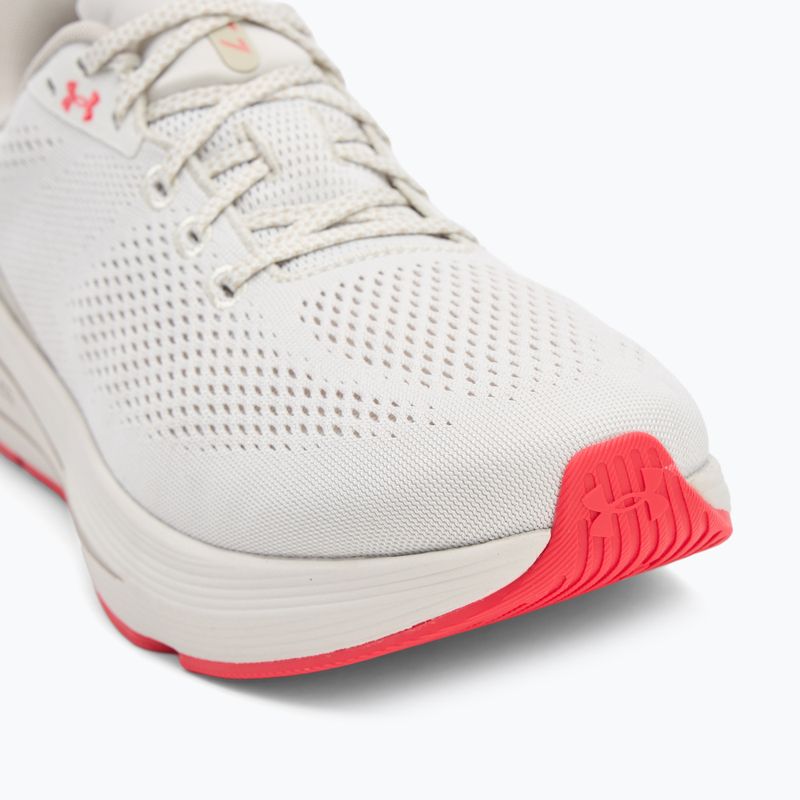 Pánske bežecké topánky Under Armour Sonic 7 summit white/khaki base/racer red 7