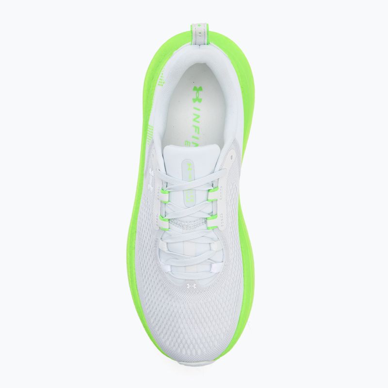 Pánske bežecké topánky Under Armour Infinite Elite 2 distant gray/hyper green/white 5
