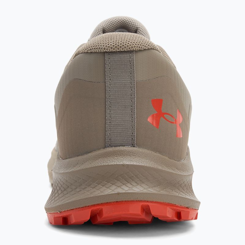 Pánske bežecké topánky Under Armour Charged Bandit Trail 3 timberwolf taupe/taupe dusk/surplus orange 6