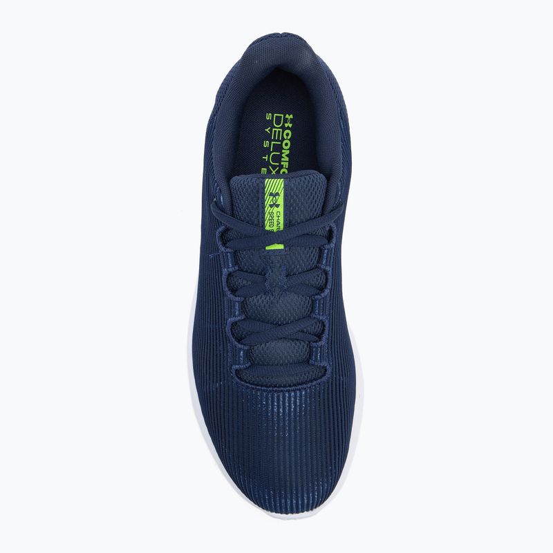 Pánske bežecké topánky Under Armour Charged Speed Swift washed navy/black/high vis yellow 5