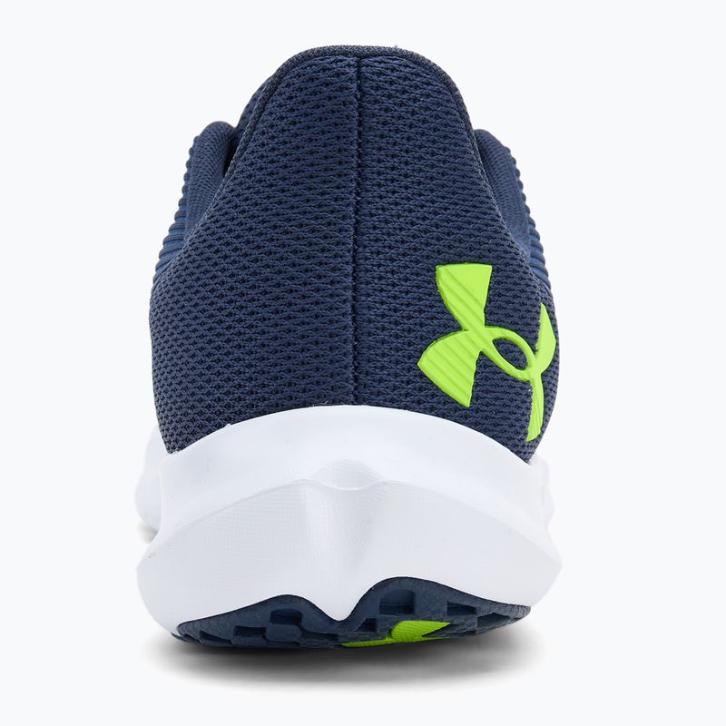 Pánske bežecké topánky Under Armour Charged Speed Swift washed navy/black/high vis yellow 6