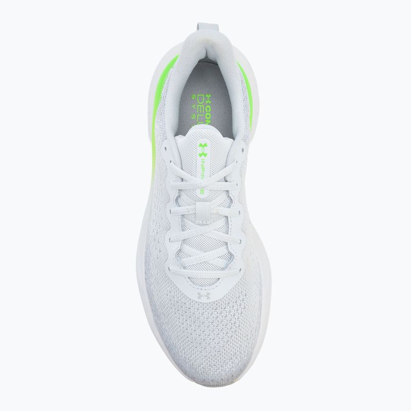 Pánske bežecké topánky Under Armour Infinite distant gray/halo gray/hyper green 5