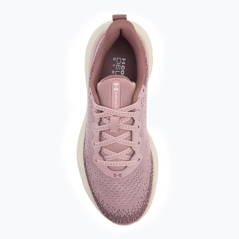 Dámske bežecké topánky Under Armour Infinite tourmaline pink/maroon mist/summit white 4
